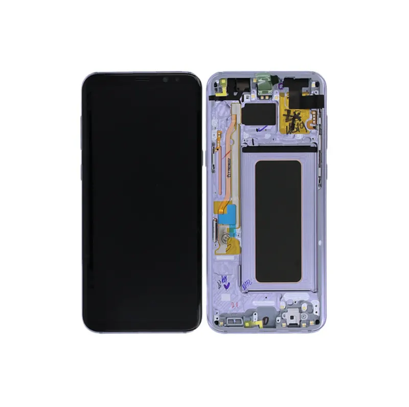 Samsung G950F Galaxy S8 LCD Display + Touchscreen + Frame - GH82-13971C - Orchid Grey