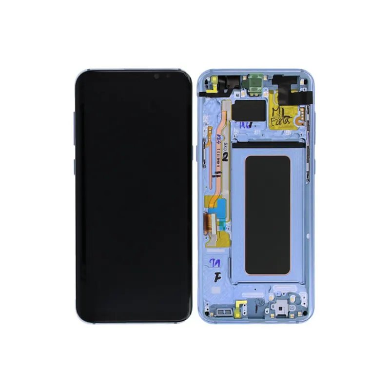 Samsung G950F Galaxy S8 LCD Display + Touchscreen + Frame - GH97-20457D/GH97-20473D - Coral Blue