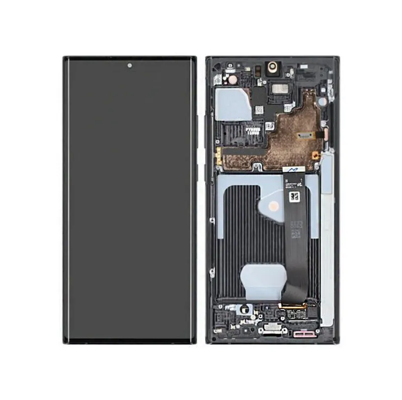 Samsung SM-N985F Galaxy Note 20 Ultra/SM-N986F Galaxy Note 20 Ultra 5G Ecran LCD + Ecran tactile + Cadre - GH82-31458A/GH82-31461A/GH82-31453A/GH82-31459A - Noir