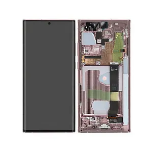 Samsung SM-N985F Galaxy Note 20 Ultra/SM-N986F Galaxy Note 20 Ultra 5G Ecran LCD + Ecran tactile + Cadre - GH82-31458D/GH82-31461D/GH82-31453D/GH82-31459D - Bronze