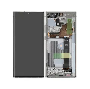 Samsung SM-N985F Galaxy Note 20 Ultra/SM-N986F Galaxy Note 20 Ultra 5G Ecran LCD + Ecran tactile + Cadre - GH82-31458C/GH82-31461C/GH82-31453C/GH82-31459C - Blanc