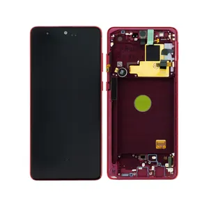 Samsung N770F Galaxy Note 10 Lite LCD Display + Touchscreen + Frame - GH82-22055C/GH82-22192C - Red