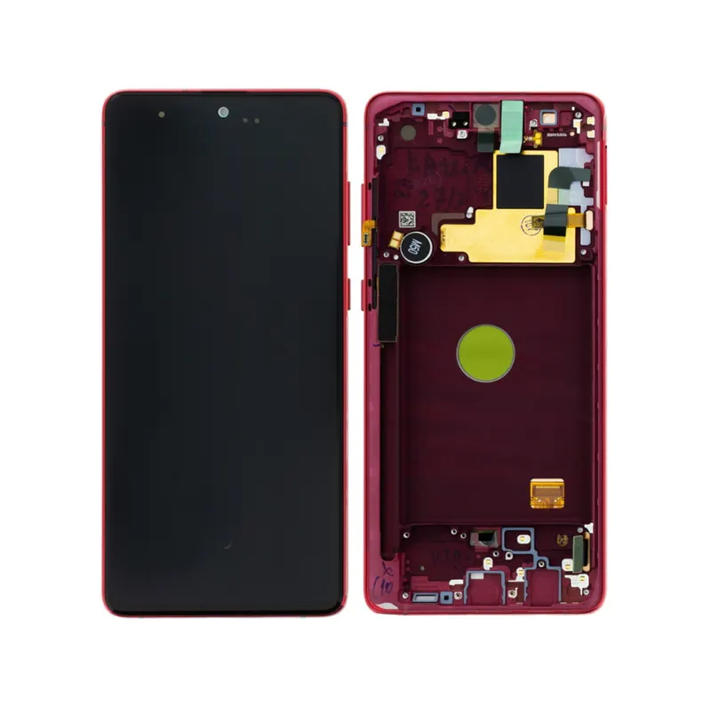 Samsung N770F Galaxy Note 10 Lite LCD Display + Touchscreen + Frame - GH82-22055C/GH82-22192C - Red