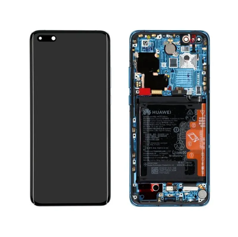 Huawei P40 Pro (ELS-NX9) LCD Display + Touchscreen + Frame - 02353PJJ - Blue