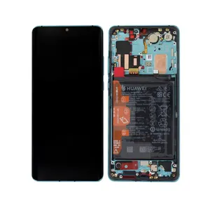 Huawei P30 Pro (VOG-L29)/P30 Pro New Edition (VOG-L29) LCD Display + Touchscreen + Frame - 02354NAP/02355MUM - Blue