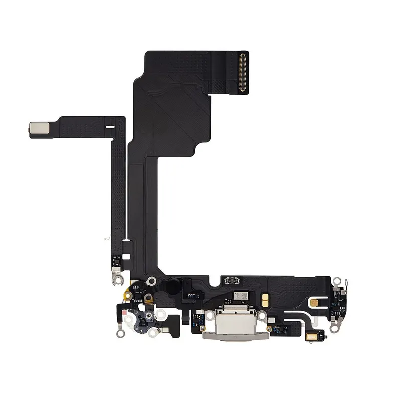 Apple iPhone 15 Pro Charging Port Flex Cable – White Titanium