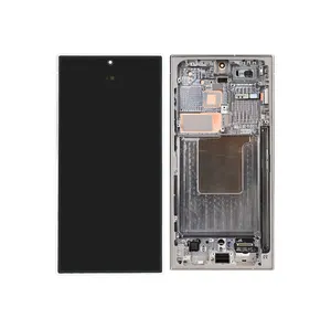 Samsung SM-S928B Galaxy S24 Ultra LCD Display + Touchscreen + Frame - GH82-33396A - (Self-Assembled) - Grey
