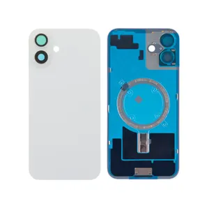 Apple iPhone 16 Plus Backcover Glass + Camera Frame + Iron Plate + NFC Magnet – White