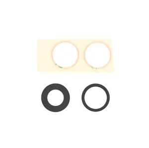 iPhone 16/iPhone 16 Plus Camera Lens - 2pcs one set - Black