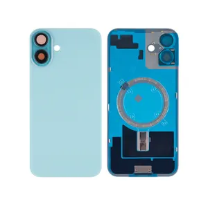 Apple iPhone 16 Backcover Glass + Camera Frame + Iron Plate + NFC Magnet – Green