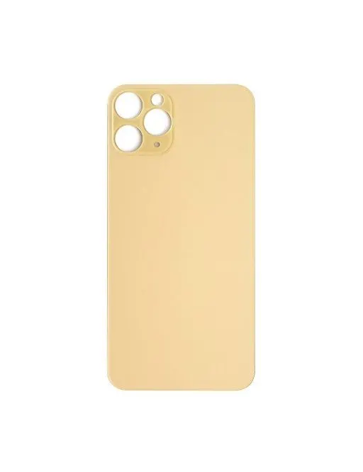Apple iPhone 11 Pro Backcover Glass – (Big Hole) – Gold