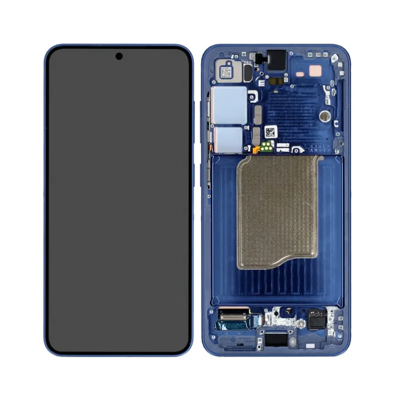Écran LCD + vitre tactile + châssis Samsung Galaxy S25 (SM-S931B) – GH82-36329D – (AS) – Navy