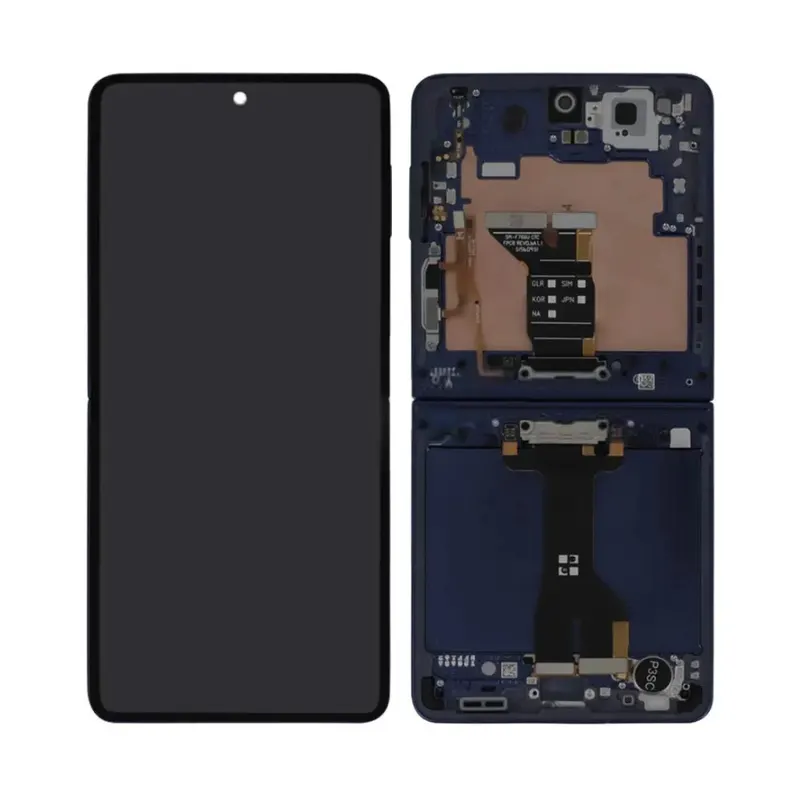 Samsung Galaxy Z Flip 7 (SM-F766B) Display + Frame + Touchscreen – Blue Shadow – GH82-37581A