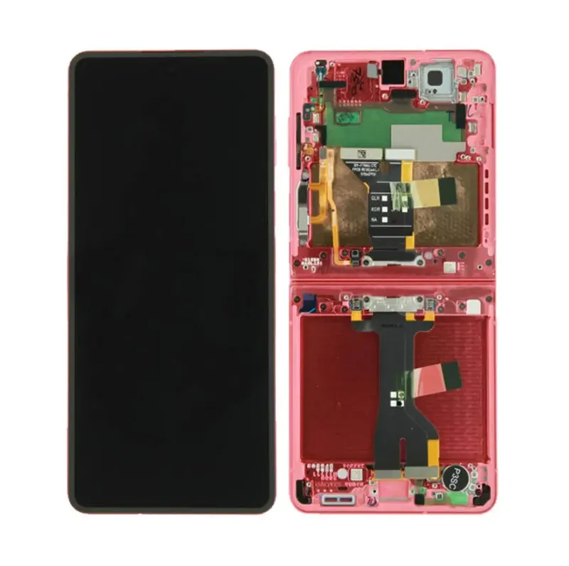Samsung Galaxy Z Flip 7 (SM-F766B) Display + Touchscreen + Frame – Coral Red – GH82-37581D