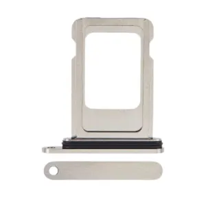 iPhone 15 Pro / 15 Pro Max SIM Card Holder – Natural Titanium