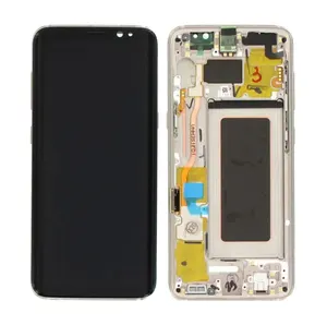 Samsung Galaxy S8 LCD Display + Touchscreen + Frame – GH97-20457F / GH97-20458F / GH97-20473F / GH97-20629F – Gold