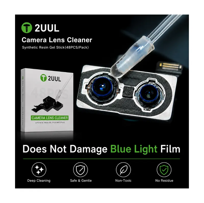 2UUL Bastoncini in Gel per Pulizia Lente Fotocamera – 48 Pezzi