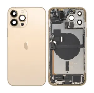 Apple iPhone 13 Pro Max Back Cover with Small Parts – Gold